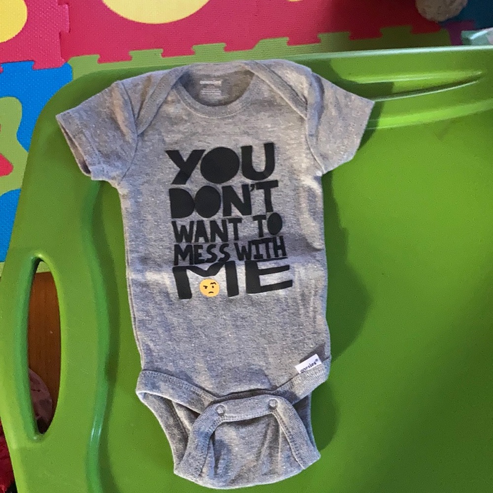“You don’t want to mess with me” Boys Onesie